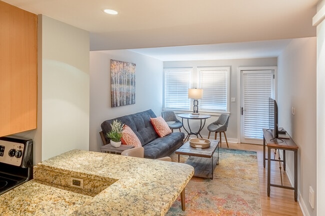 Comfy living room with Smart TV - 37 Hiawassee St Unit E104