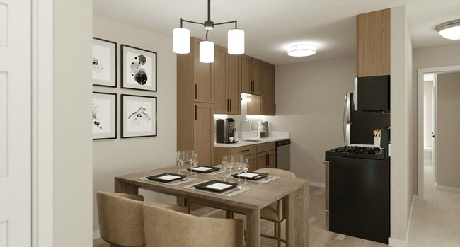 Upgraded kitchen room with at The Reserve at Prentiss Pointe Apartments in Harrison Township - Prentiss Pointe Apartments