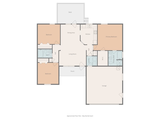 Photo - Charming ONE LEVEL 3BR 2BA home with 2 car garage!