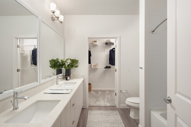 Bathroom with Large Walk-In Closet