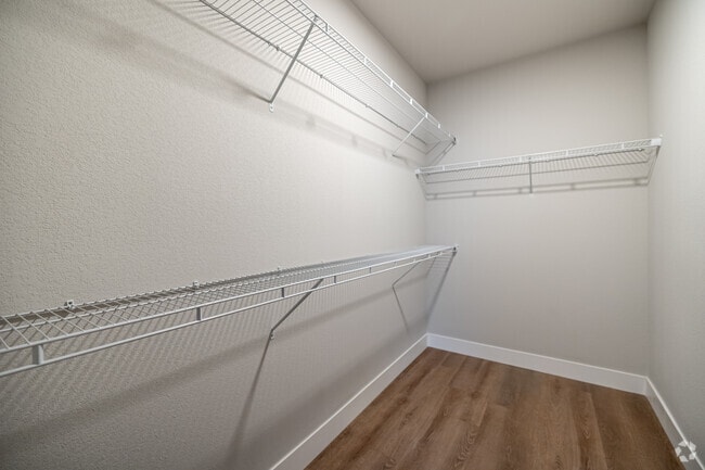 1BR, 1BA - 751 - 756SF - Bedroom Closet - The Junction at Rogers