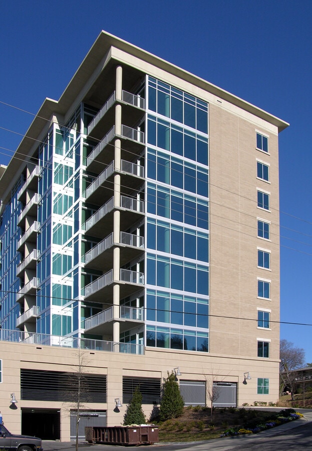 From the northwest - Capri on Caldwell Apartments
