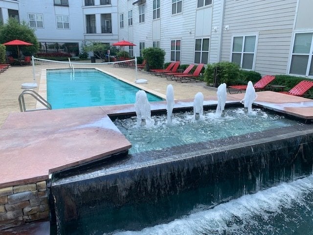 Pool area