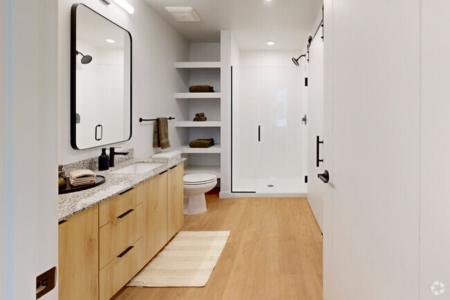 2BR, 2BA - 1,035SF - Bathroom 1