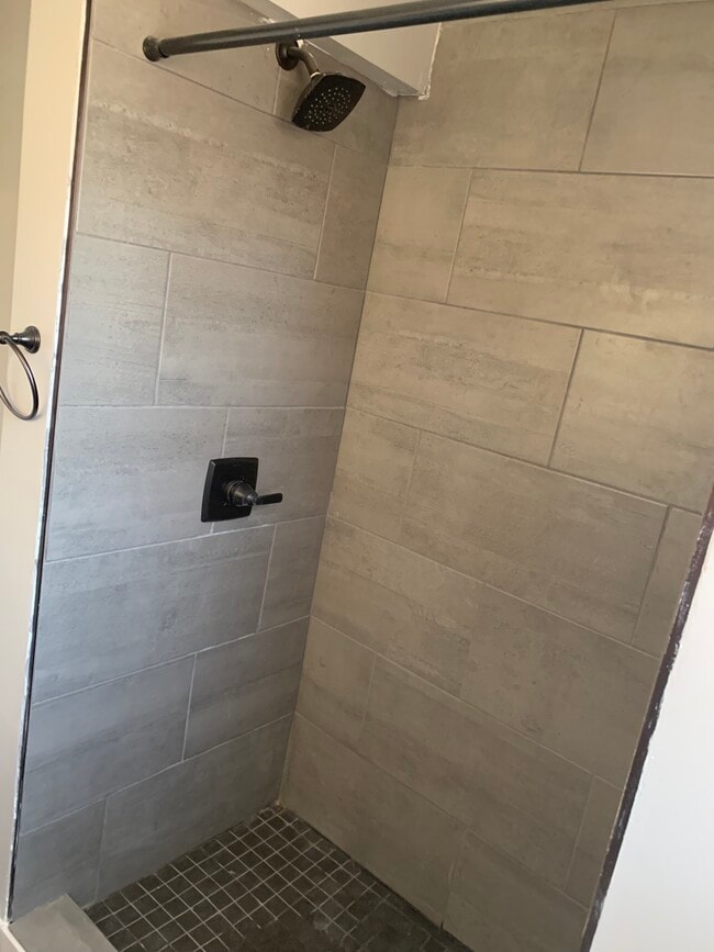 New tile shower