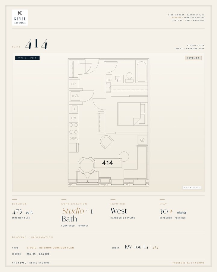 1 Bedroom Suite · 475 sq ft - 1 Bedroom Suite · 475 sq ft Unit 414