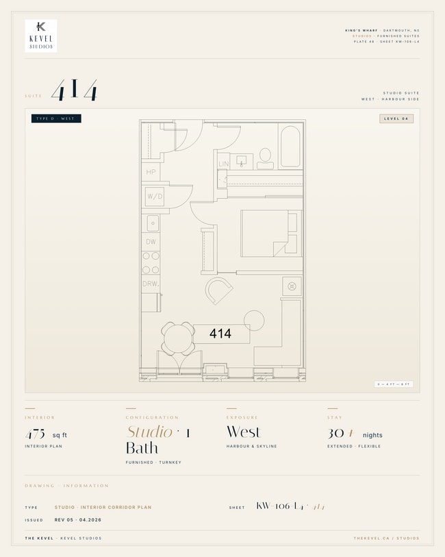 Building Photo - 1 Bedroom Suite · 475 sq ft Unit 414