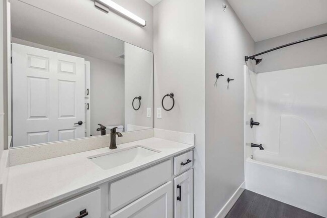 A bright, contemporary bathroom combines clean finishes and thoughtful design to create a space that feels both refreshing and effortlessly functional.