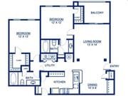 2BR/2BA