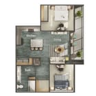 B4 floor plan River House