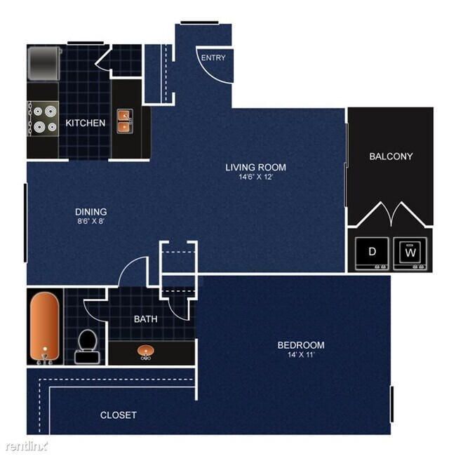 Photo - 1 br, 1 bath Condo - 1111 W Main St Flat  ...