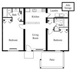 2BR/2BA