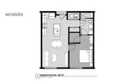 The McFadden -1 Bed