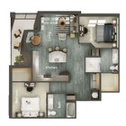 B2 floor plan River House