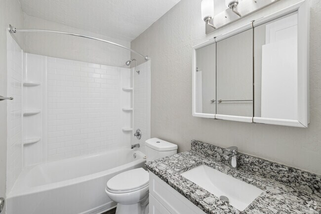 The Monterey - 2BR, 1BA - 875SF - Bathroom