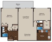 2BR/2BA Eco