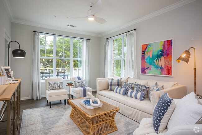 1BR, 1BA - 996SF - Living Room - The Osprey at Lake Norman