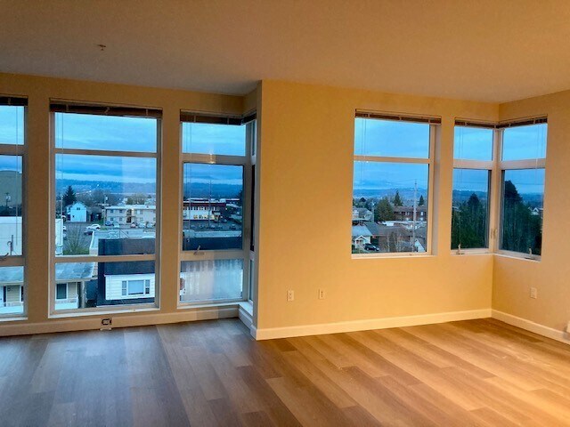 Windows in Living Space - Peninsula Apartments