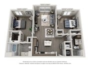 C1 floor plan Sofia Coral Gables