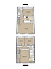 3BR, 2.5BA - 1200 SF (Townhome)