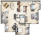 The Willow with Sunroom 2Bed 2Bath