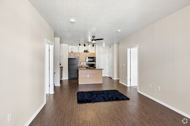 The Brilliant 2BR, 2BA - 1,085SF - Kitchen / Living Room