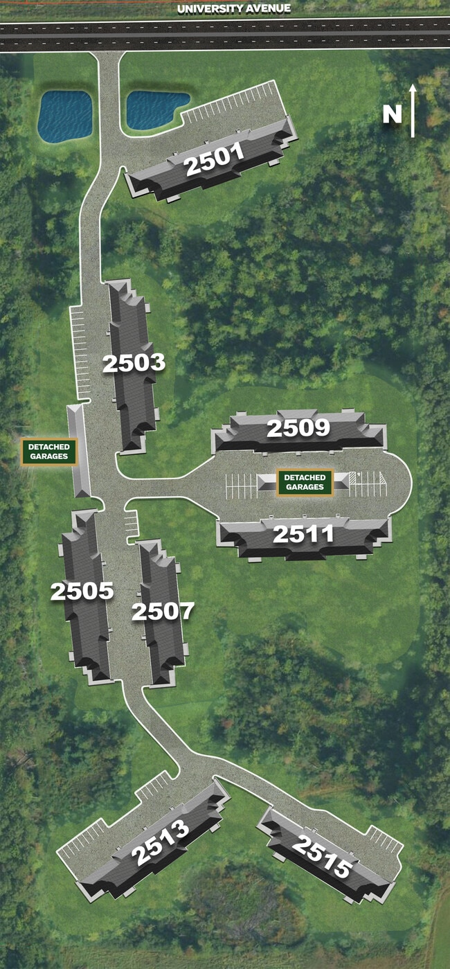 Site Plan of The Reserve Marinette