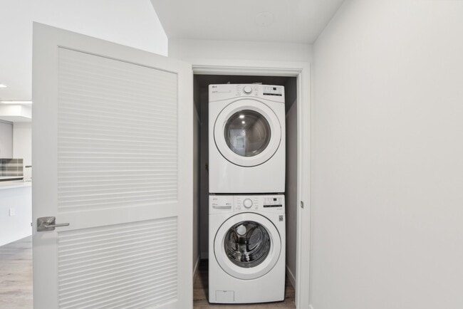 Washer & Dryer In Every Unit!