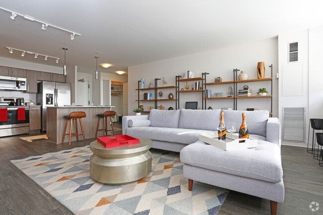 1 BR, 1 BA - living room