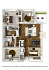 C3 floor plan Chazal Scottsdale