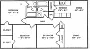 3BR/2BA