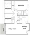 3BR/1.5BA