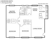 3BR/2BA