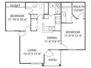 2BR/2BA