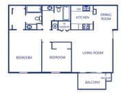 2BR/2BA
