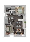 2A-3 - 2 Bedroom, 2 Bath