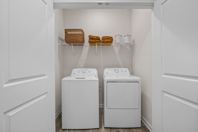 Full-size washer and dryer