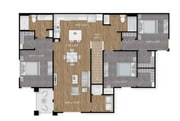 Explore this elegant floor plan offering a blend of space and style.