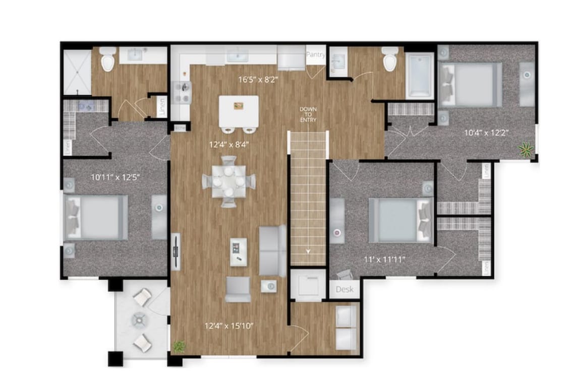 Explore this elegant floor plan offering a blend of space and style. - TC2