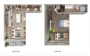 Delano | 1 Bed/1.5 Bath Loft | 1,104 SF