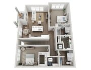 Floor Plan 2C | Seasons at Plainfield | Apartments in Plainfield, IL