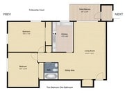 2BR/1BA