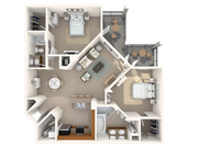 Sanibel floor plan Aqua at Millenia