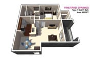 1 HABITACIÓN / 1 BAÑO