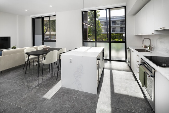 Signature Collection Townhome kitchen dining and living areas - Avalon South Miami