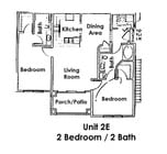 2BR/2BA