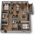 2 Bedroom 2 Bath Deluxe - Tower