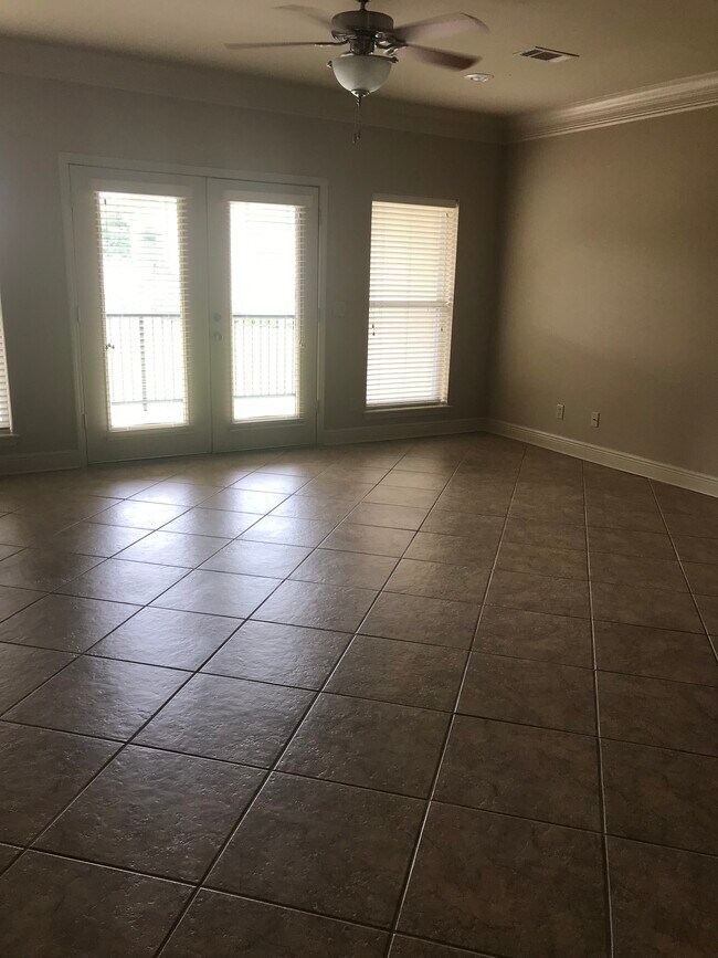 Tile floors on lower level