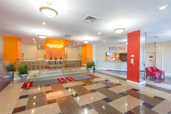 Vibrant Main Entrance and Lobby