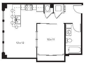Style 10 floorplan - Unit Style 10